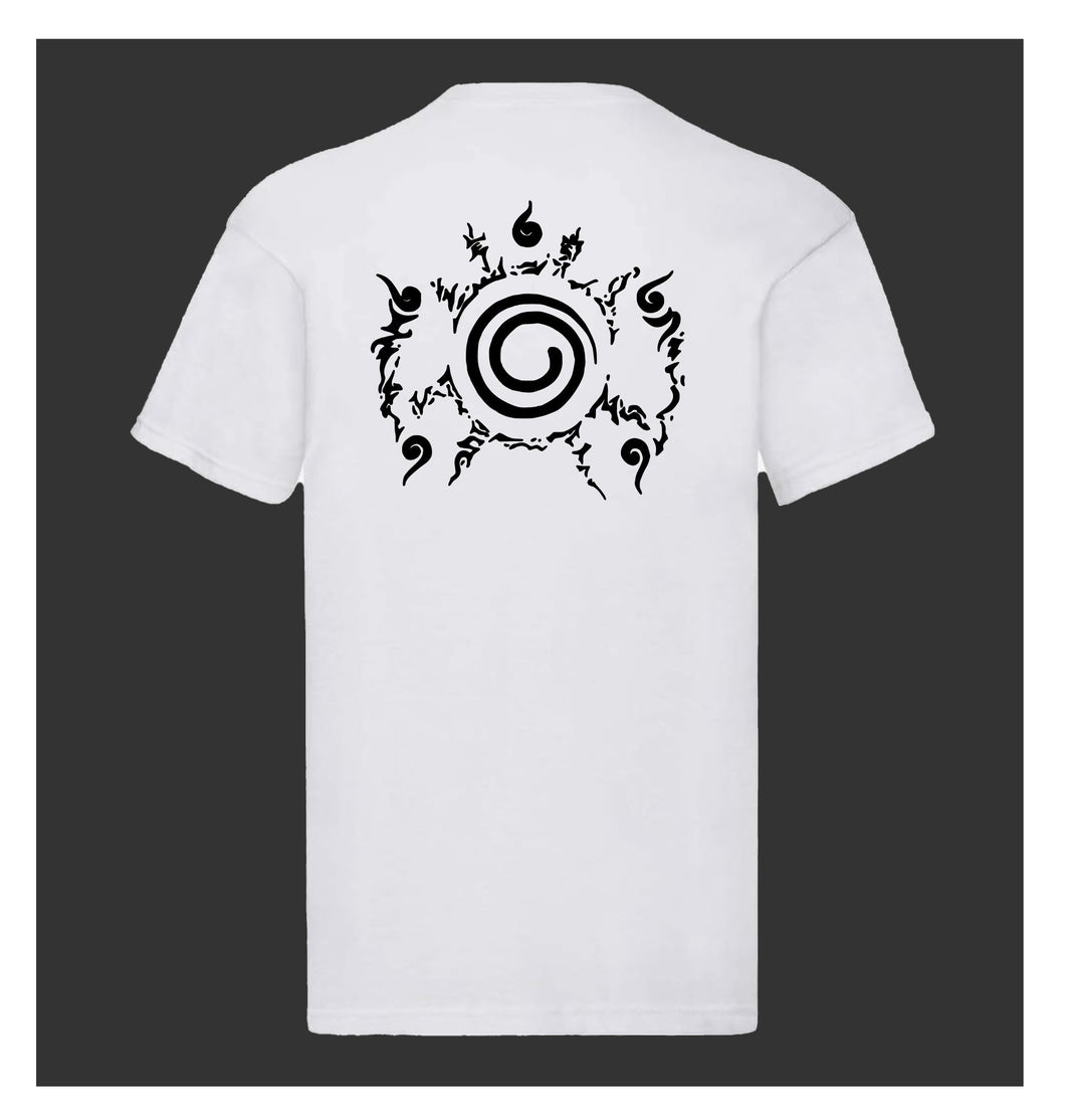 Naruto Eight Trigrams Sealing T-Shirt - Shodo - They way of Writing - Anime T-shirt