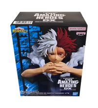 Load image into Gallery viewer, Free UK Royal Mail Tracked 24hr delivery 

Elegant statue of Shoto Todoroki from the popular anime series My Hero Academia. This stunning statue is launched by Banpresto as part of their latest DX collection.

The creator has completed this in excellent fashion, showing Shoto focusing in unleashing his attack. -Stunning! 

This PVC statue stands at 21cm tall, and packaged in a gift/collectible box from Bandai. 

Official brand: Banpresto / Bandai

EAN: 4983164896367  

Excellent gift for any My Hero Academi
