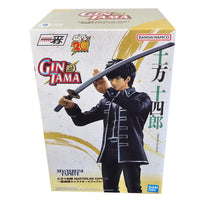 Load image into Gallery viewer, Free UK Royal Mail Tracked 24hr delivery 

Remarkable statue of Toshiro Hijikata from the popular anime Gintama. This amazing statue is launched by Ichibansho Figure as part of their latest Masterlise Expiece collection. 

This statue is created meticulously, showing Toshiro posing strikingly amazingly, holding his sword, and with a cigarette in his mouth. -Stunning

This PVC statue stands at 20cm tall, and packaged in a gift/collectible box from Bandai.

Official brand: Ichibansho Figure / Bandai

EAN: 457
