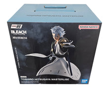 Load image into Gallery viewer, UNLEASH THE FROZEN POWER OF CAPTAIN HITSUGAYA

Bring one of the Soul Society's most recognisable captains to your collection with this officially licensed Tōshirō Hitsugaya Ichibansho Masterlise Figure from Bleach, released as part of the Stirring Souls Vol. 4 collection by Bandai Spirits.

Tōshirō is captured in a commanding battle-ready pose wearing his distinctive Soul Reaper uniform and Captain's haori, with his Zanpakutō Hyorinmaru drawn and ready for combat. His unmistakable spiked white hair, focused

