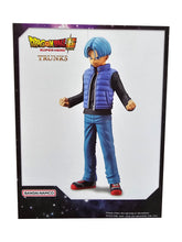 Load image into Gallery viewer, Free UK Royal Mail Tracked 24hr delivery

Exceptional statue of Trunks from the legendary anime Dragon Ball Super. This stunning figure is launched by Banpresto as part of thier latest DXF collection. 

This statue is created in amazing fashion, showing Trunks posing in his light purple body warmer. - Stunning ! 
