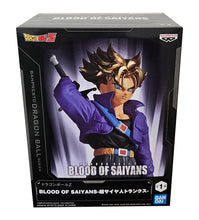 Load image into Gallery viewer, Free UK Royal Mail Tracked 24hr delivery  

Spectacular statue of Super Saiyan Trunks from the legendary anime Dragon Ball Z. This amazing figure is launched by Banpresto as part of their latest Blood Of Saiyans collection.

This statue is created superbly, showing Trunks in his Super Saiyan mode, posing with his sword. Created in immense detail, and the creator has finished the hairstyle with a metallic chrome effect. - Truly Amazing !
