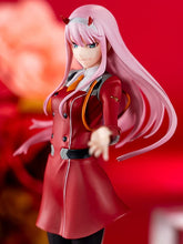 Load image into Gallery viewer, Free UK Royal Mail Tracked 24hr delivery     Stunning statue of Zero Two from the popular anime Darling in the FRANXX . This beautiful figure is launched by Good Smile Company as part of their latest Pop Up Parade collection.  This figure is created meticulously, showing Zero Two posing stunningly in her uniform. 
