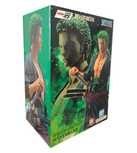 Load image into Gallery viewer, Free UK Royal Mail Tracked 24hr delivery 

Exceptional statue of Roronoa Zoro from the legendary anime ONE PIECE. This amazing statue is launched by Ichibansho Figure as part of their latest Masterlise collection.

This remarkable statue is created meticulously, showing Roronoa Zoro posing in his iconic dark green kimono, with his three kanatas attached on his side. -Stunning!

This PVC statue stands at 25cm tall, and packaged in a gift/collectible box from Bandai.

Official brand: Ichibansho Figure / Banda
