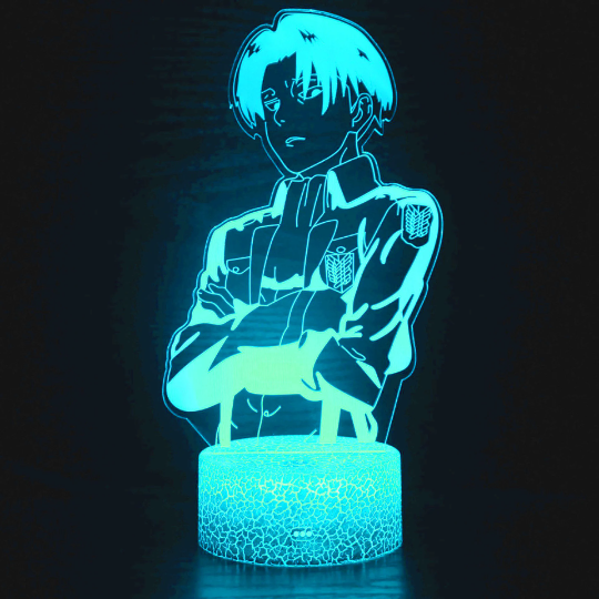 Free UK Royal Mail Tracked 24hr delivery.  Combining art and technology makes this 3D visual effect lamp a perfect gift for anime fans. The acrylic design produces an optical 3D hologram effect which brings the anime character to life.  The base has a touch sensor which makes it simple to control all the seven colour lighting modes. The set also includes a remote control for you to control the lamp with ease.  