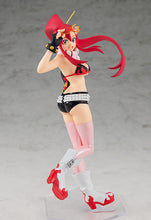 Load image into Gallery viewer, FREE UK Royal Mail Tracked 24hr Delivery  Beautiful figure of Yoko Littner from the popular anime Gurren Lagann. This amazing statue is part of the Goodsmile Company&#39;s Pop Up Parade series.   The sculptor has really did a beautiful job creating this high-detailed PVC statue of Yoko. The statue shows Yoko posing with her shades.   The PVC statue stands at 18cm tall, comes with a base, and packaged in a window display gift/collectible box from Good Smile Company.   Excellent gift for any Gurren Lagann fan.
