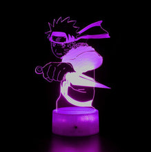 Load image into Gallery viewer, Naruto Uzumaki 3D Anime Touch Sensor 7 Colour mode LED Light / Lamp
