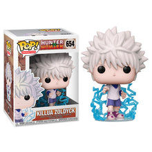 Load image into Gallery viewer, FREE UK Royal Mail Tracked 24hr Delivery  Amazing Pop vinyl figure from Funko POP Animation. This figure of Killua Zoldyck stands at around 9cm tall. The figure is packaged in a window display box by Funko.   Excellent gift for any Hunter x Hunter fan.  
