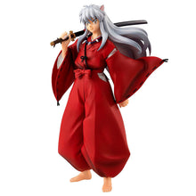 Load image into Gallery viewer, FREE UK Royal Mail Tracked 24hr Delivery.  Stunning figure of Inuyasha from the classic Japanese anime manga series written by Rumiko Takahashi.   This figure is part of the Goodsmile Company&#39;s Pop Up Parade The Final Act series.   The sculptor has really did a marvelous job creating this high-detailed PVC statue of Inuyasha. The statue shows the half-demon in his classic red kimono, posing with his sword. This is something really special for any Inuyasha fan. 
