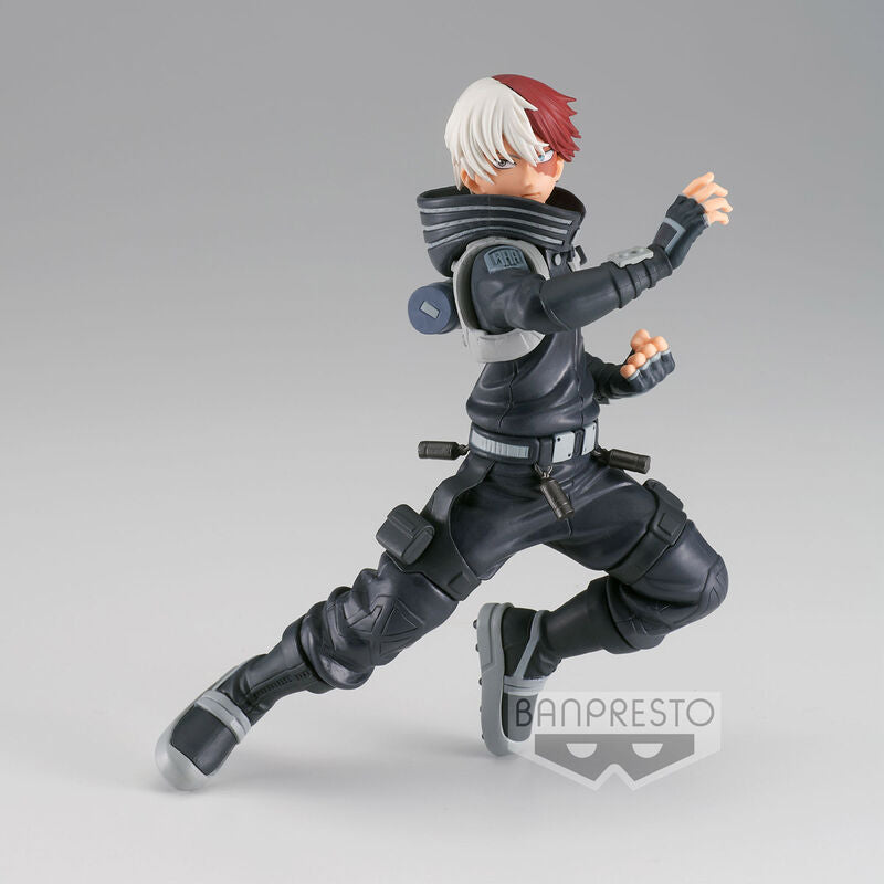 Free UK Royal Mail Tracked 24hr delivery   Super cool and striking figure of Shoto Todoroki from the popular anime My Hero Academia. This figure is launched by Bapresto as part of the latest release. Adapted from the latest movie - 