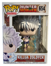 Load image into Gallery viewer, FREE UK Royal Mail Tracked 24hr Delivery  Amazing Pop vinyl figure from Funko POP Animation. This figure of Killua Zoldyck stands at around 9cm tall. The figure is packaged in a window display box by Funko.   Excellent gift for any Hunter x Hunter fan.  
