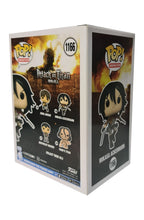 Load image into Gallery viewer, Stylish Pop vinyl figure from Funko POP Animation. This figure of Mikasa stands at 9cm tall. The high-detailed figure displays Mikasa posing with in her ODM gear, adapted from the popular anime ATTACK ON TITAN. The figure is packaged in a window display box by Funko.   Official Brand: Funko 

