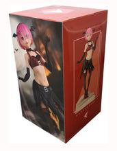 Load image into Gallery viewer, ﻿FREE UK Royal Mail Tracked 24hr delivery      This beautiful statue of RAM (one of the twin maids) is part of the remarkable Espresto line by Banpresto, and is part of the latest Monsters Motions series.  The figure is created in exceptional detail showing RAM posing in her sexy vampire outfit. This figure can really take your heart right back into anime. - Truly stunning.   This PVC statue stands at 22cm, and packaged in a premium gift/collectible box from Bandai. 
