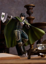 Load image into Gallery viewer, ﻿FREE UK Royal Mail Tracked 24hr Delivery.  Striking and cool figure of Naofumi Iwatani from the popular anime series The Rising of the Shield Hero. This figure is part of the Goodsmile Company&#39;s Pop Up Parade series.   The sculptor has really did an spectacular job creating this high-detailed PVC statue of Naofumi. The figure shows Naofumi in his classic green battle armour, posing with his famous Shield. 
