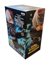 Load image into Gallery viewer, Free UK Royal Mail Tracked 24hr delivery   Super cool and striking figure of Shoto Todoroki from the popular anime My Hero Academia. This figure is launched by Bapresto as part of the latest release. Adapted from the latest movie - &quot;World Heroes Misson&quot;.   The creator has did a fabulous job on this piece, showing Bakugo in his combat gear in battle move. This Statue really pull the audience back to the exact movie scene. 
